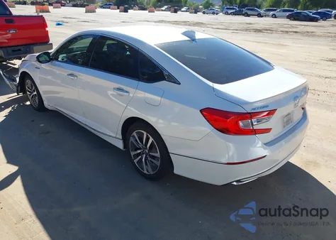 2019 Honda Accord Hybrid Touring из США, поврежденный, VIN 1HGCV3F90KA018535